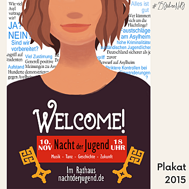 Plakat der Nacht der Jugend 2015